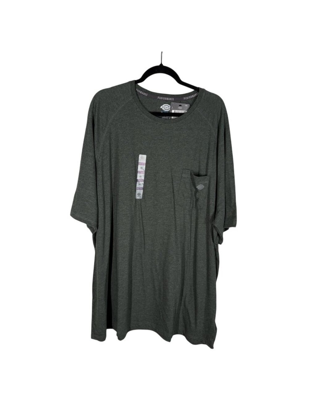Dickies Men 4XLT Green Cooling Temp-iQ Short Sleeve Performance Tee NWT